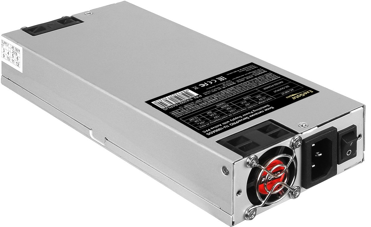

Блок питания ExeGate ServerPRO-1U-1000ADS EX292184RUS