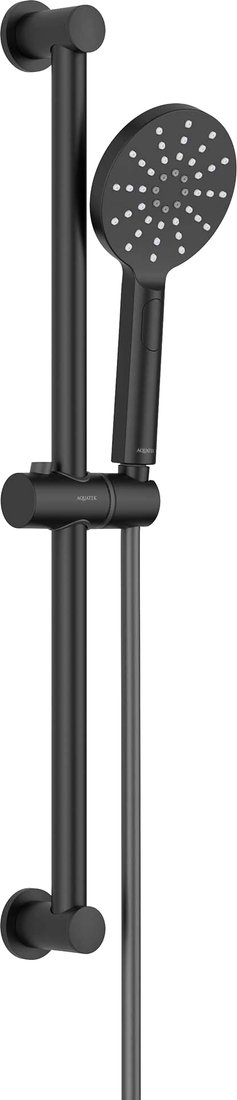 Душевой гарнитур  Aquatek Оберон AQ2016MB (черный матовый)
