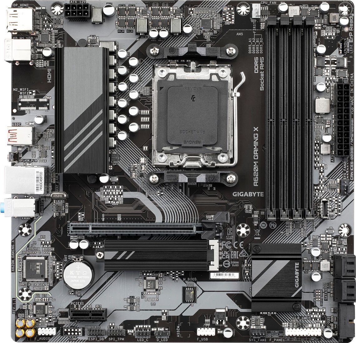 

Материнская плата Gigabyte A620M Gaming X (rev. 1.1)
