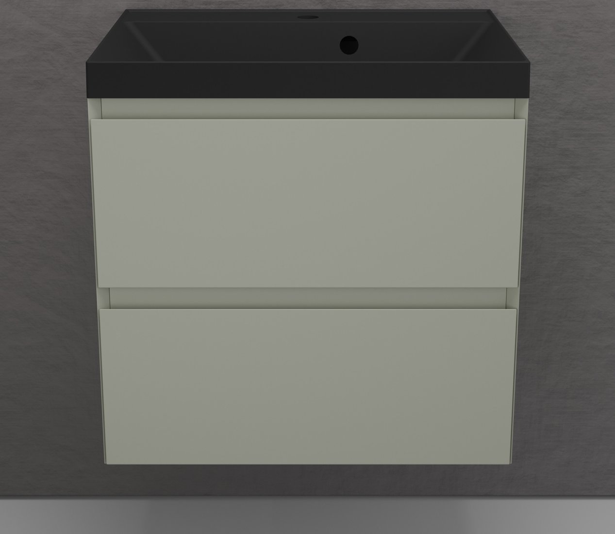 

Symbolite Тумба под умывальник Манхэттен 60 Plus 2 ящика + Asti 60x45 (подвесная, олива/антрацит)