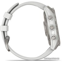 Умные часы Garmin Epix Sapphire Gen 2 (серебристый титан/белый)