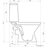 Унитаз напольный Jika Era [8.2453.2.000.242.1] (без сиденья)