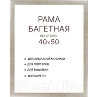 Фоторамка Декарт 40x50 8Л3082 (серебристый)