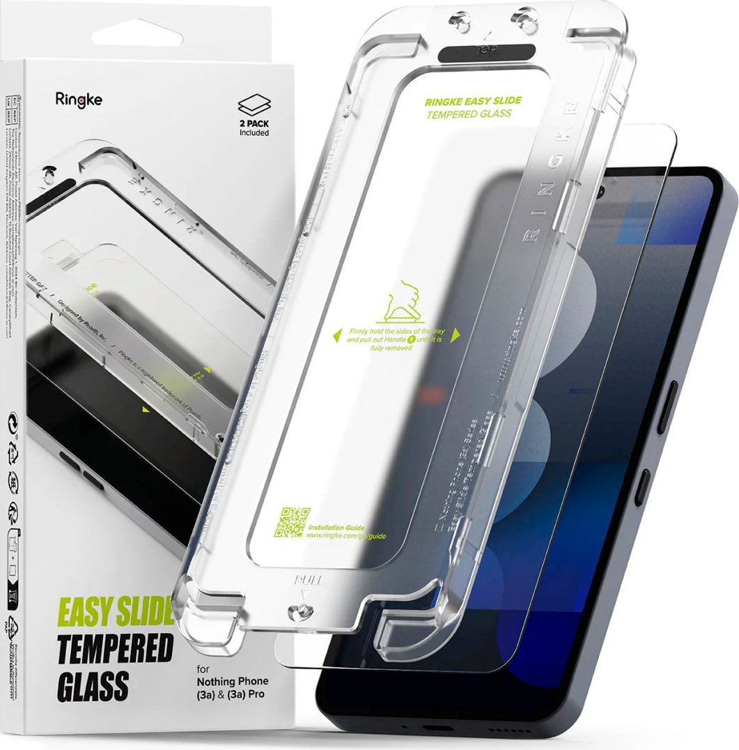 Защитное стекло Ringke Easy Slide 2шт для Nothing Phone (3A) / (3A) Pro
