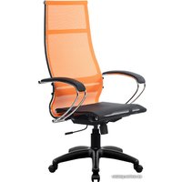 Офисное кресло Metta SK-1-BK Комплект 7, Pl тр/сечен (пластиковые ролики, оранжевый)