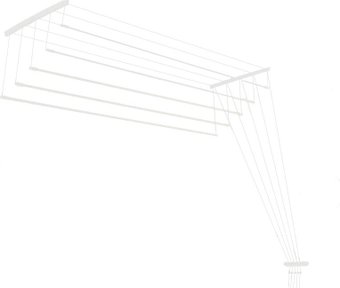 Сушилка для белья Ledeme Потолочная стальная 1.5 м (5 планок)