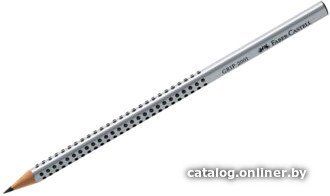 Простой карандаш Faber Castell Grip 2001 117002 (2B, серебристый)