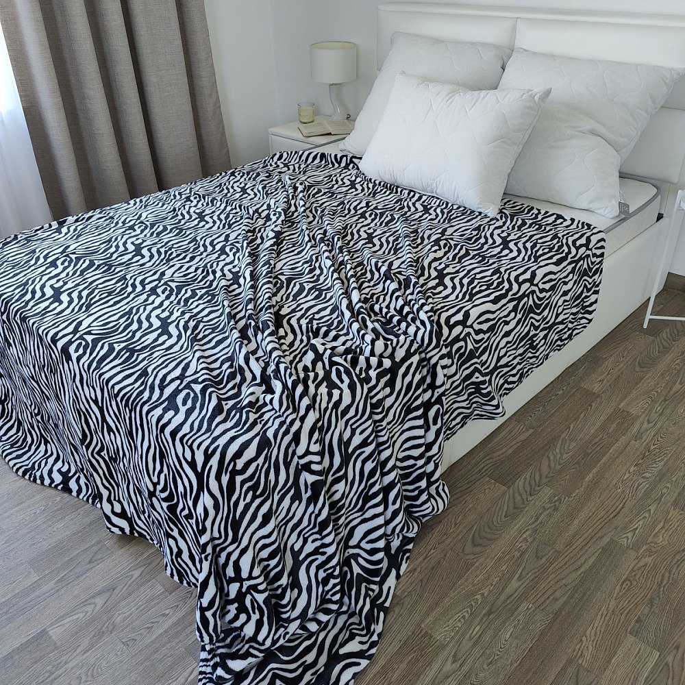 

Плед Milanika Зебра Евро Макси 240x200 (велсофт)