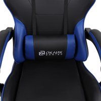 Игровое (геймерское) кресло Оклик Camper (черный/синий)