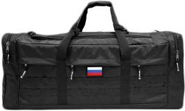 

Дорожная сумка Capline 21 (черный, с шевроном)