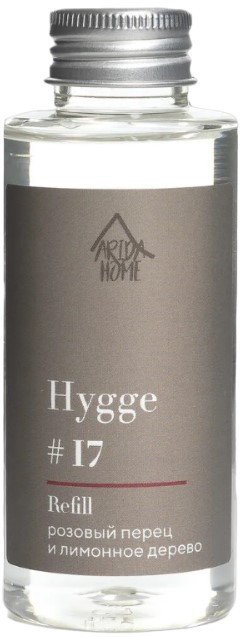 

Жидкость для аромадиффузора Arida Home Hygge №17 Розовый перец и лимонное дерево (100мл)