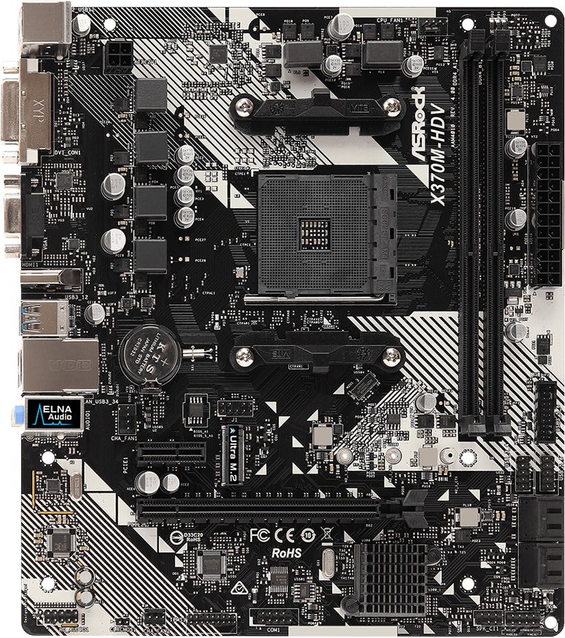 

Материнская плата ASRock X370M-HDV R4.0