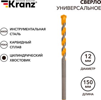 Сверло Kranz KR-91-0324