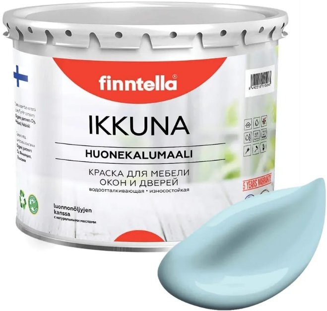 

Краска Finntella Ikkuna Jaata F-34-1-1-FL018 0.9 л (светло-голубой)