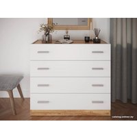 Комод НК-Мебель Fresco КМ-100N 72518529 (белый/дуб вотан)