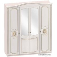 Шкаф распашной Мебельград Верона 4-х дверный 190x58x230 (капучино/кофе)