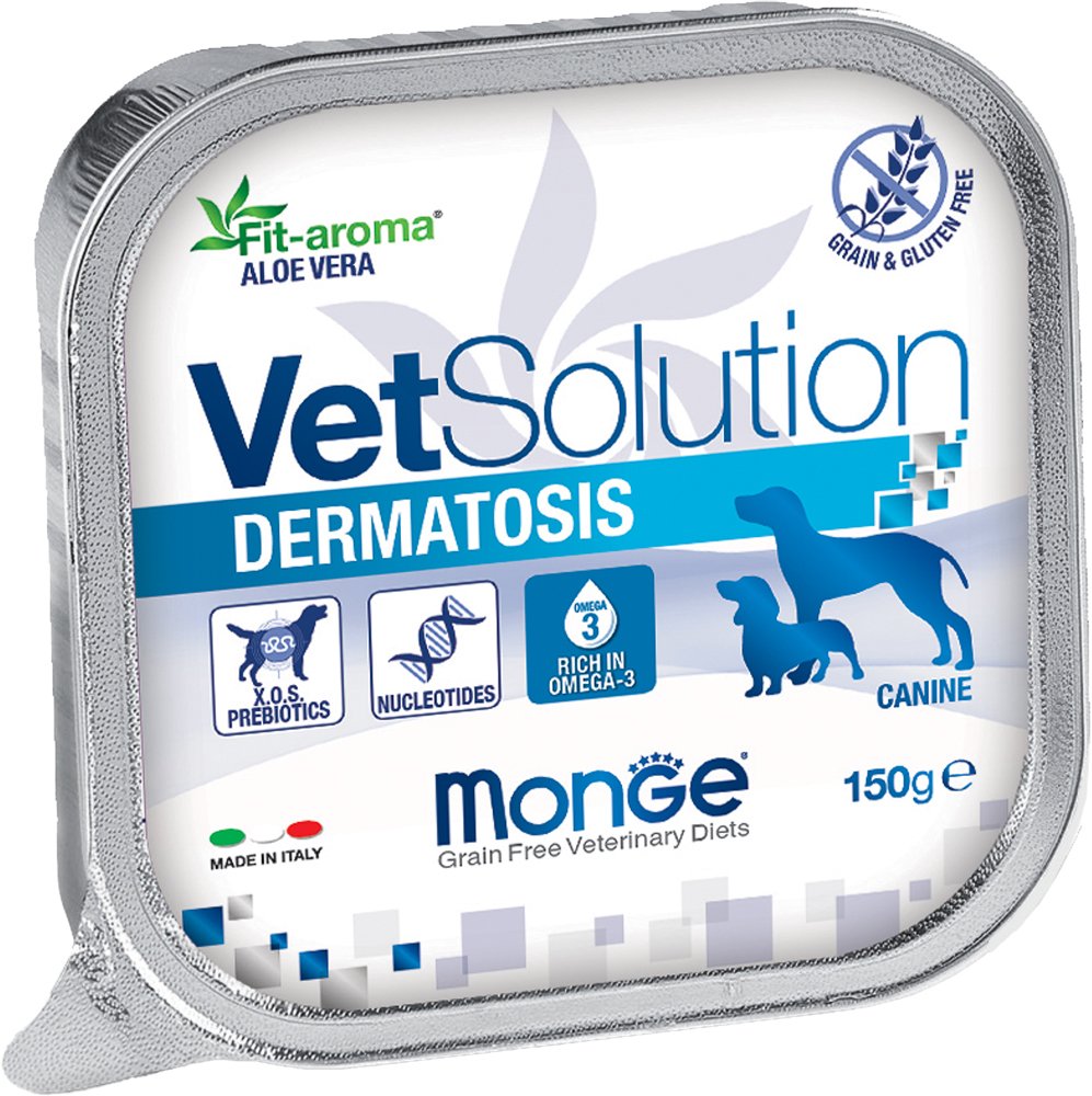 

Консервированный корм для собак Monge Vet Solution Dermatosis 150 г