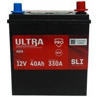 Автомобильный аккумулятор Ultra PRO Asia R+ 330A (40 А·ч)