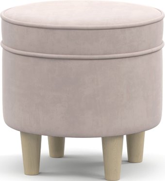 Пуфик Нижегородмебель Лора ТП 330 (ультра роуз пудровый)