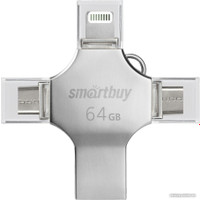 USB Flash SmartBuy MC15 Metal Quad 64GB SB064GBMC15
