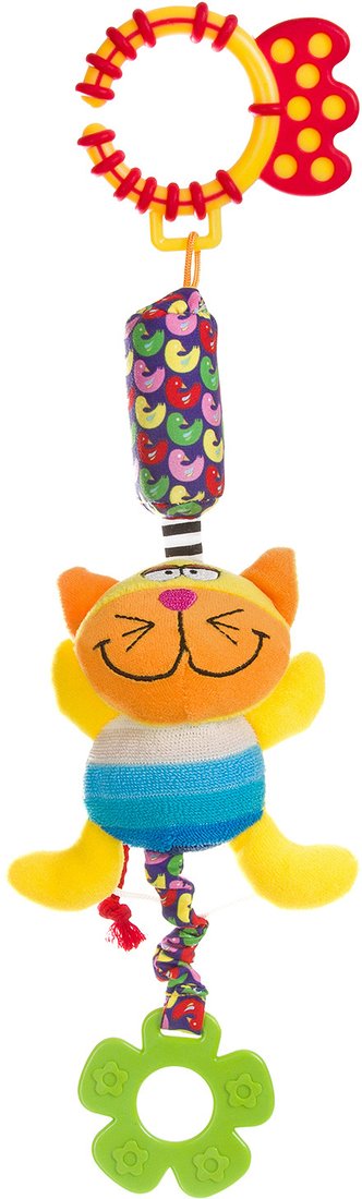 

Развивающая игрушка Bondibon Подвеска с колокольчиком ВВ1287-КОТ