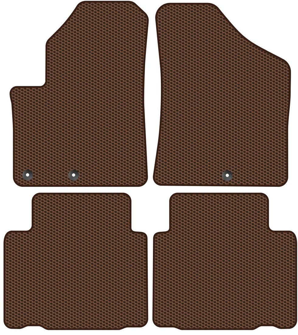 

Комплект ковриков для авто Alicosta Hyundai ix55 I (suv 7 мест / EN) 2006 - 2013 (коричневый, сота)