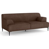 Диван Олмеко Бергамо 2-х местный (велюр, барни шоколад)