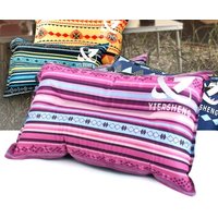 Подушка туристическая Mio Tesoro TBD0371514901D (серый/синий)