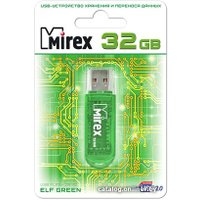 USB Flash Mirex Color Blade Elf Green 32GB [13600-FMUGRE32]