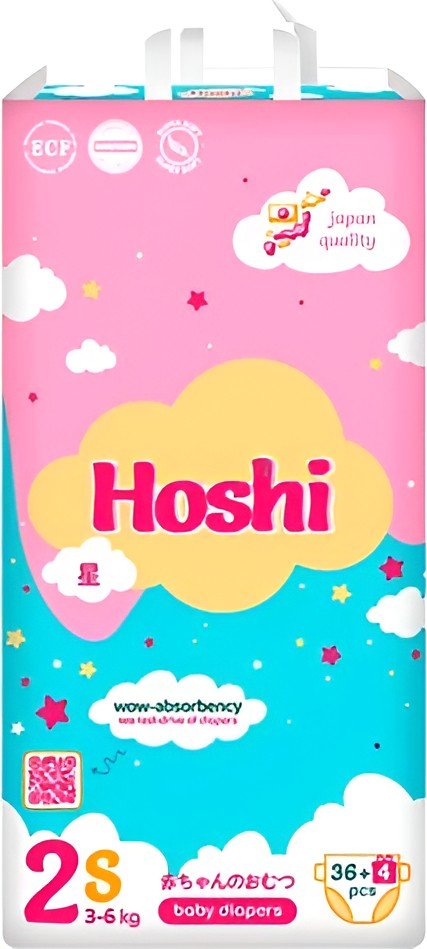 

Подгузники Hoshi Baby Diapers S (40 шт)
