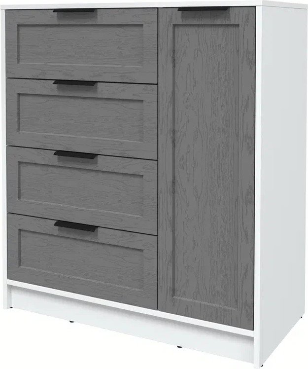 

Тумба Интерлиния Концепт Тренд КТ-Т90 (белый платинум/дуб серый)