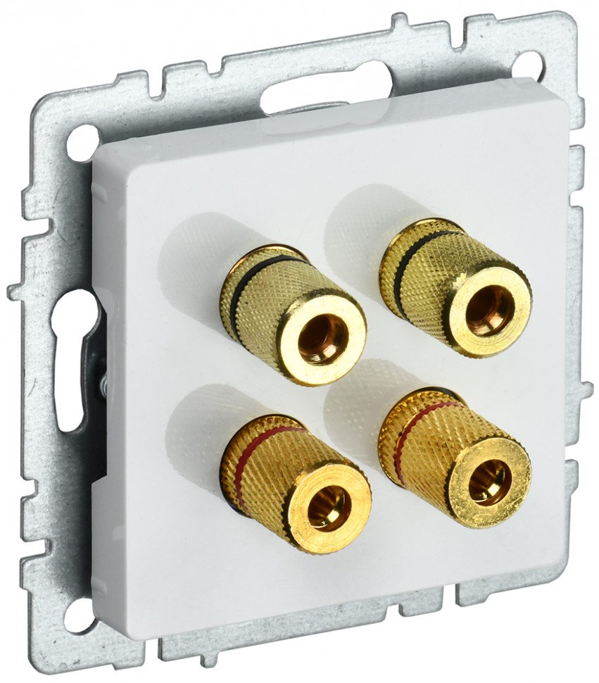 

Розетка акустическая IEK Brite BR-S40-K01
