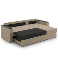 Угловой диван Mio Tesoro Атланта Лайт 111 (Savana Camel)