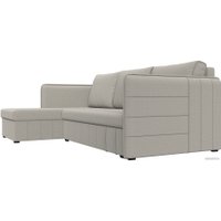 Угловой диван Лига диванов Слим левый 121147L (рогожка Амур, бежевый)