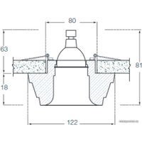 Точечный светильник Donolux Decoro DL211G