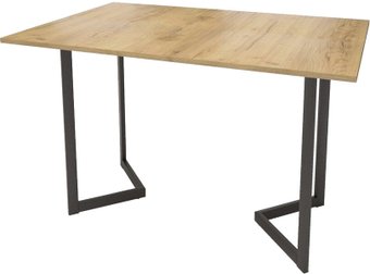 Кухонный стол Грифонсервис Loft СМ12 (черный/орех)