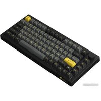 Клавиатура Akko 5075B Plus Black & Gold (Akko Cream Yellow V3 Pro)