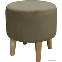 Пуфик Brioli Миньен (в10 серо-коричневый)