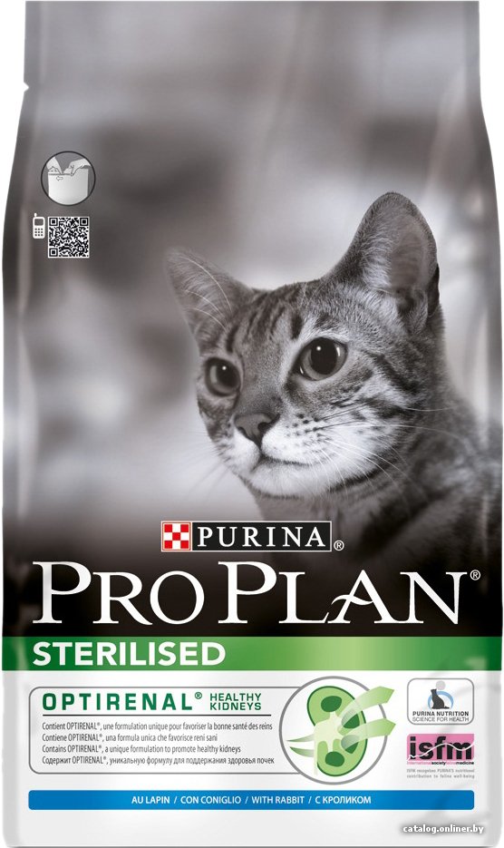 Сухой корм для кошек Pro Plan Sterilised для стерилизованных с кроликом 0.4 кг