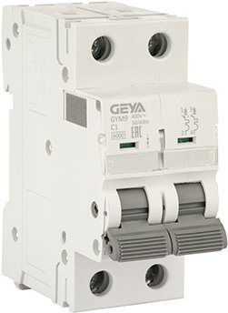 

Выключатель автоматический GEYA GYM9 2P 1А C 6кА GYM92P1C