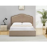 Кровать Signal Florencja Velvet Bluvel 40 140/200 (темно-бежевый)