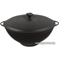 Кастрюля Ситон WOK без покрытия с крышкой 5.5 л