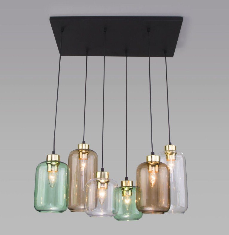 

Подвесная люстра TK Lighting 3328 Marco Green