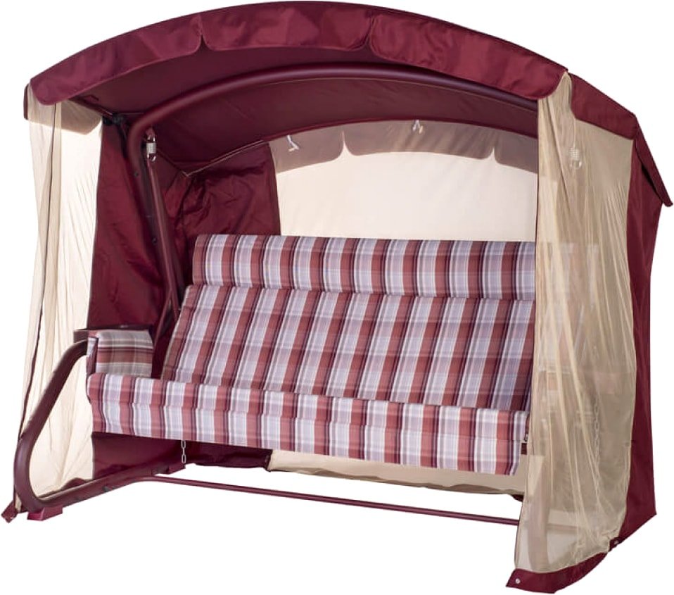 

Садовые качели Удачная мебель Толедо (винный)