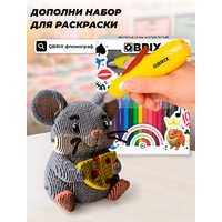 Конструктор QBRIX Мышка с сыром 3D 20142