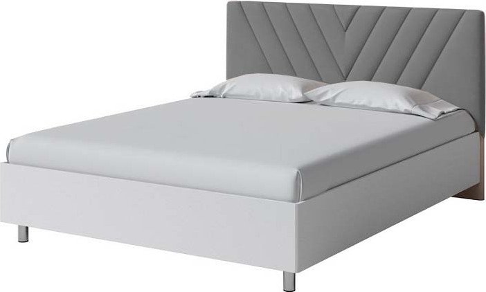 

Кровать PROxSON Ora 140x200 (белый/Monopoly британский серый 996)