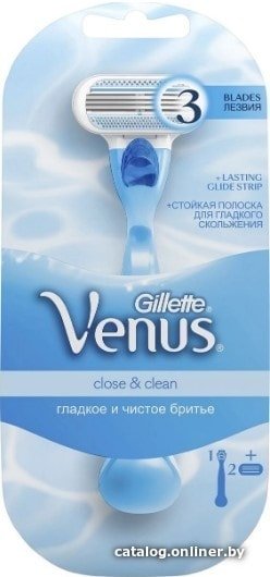 Бритвенный станок Gillette Venus 2 сменные кассеты 3014260262693