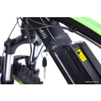 Электровелосипед Leisger MI5 (черный/зеленый)