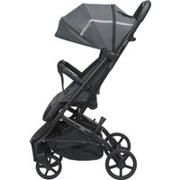 Коляска прогулочная «книга» Indigo Mega (темно-серый)
