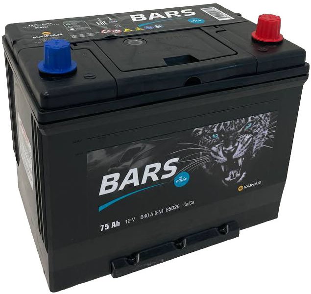 

Автомобильный аккумулятор BARS Asia 75 JR+ (75 А·ч)
